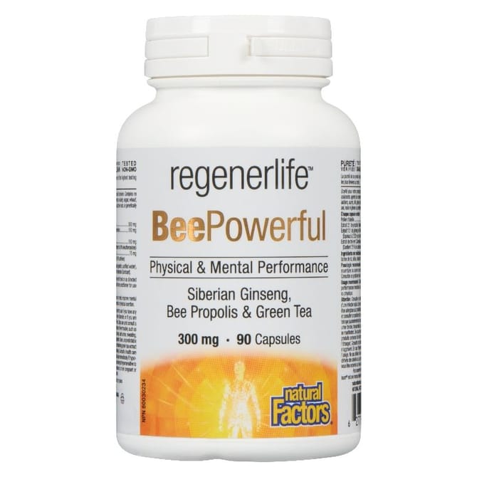 RegenerLife BeePowerful 300 mg - Mental or Physical Performance