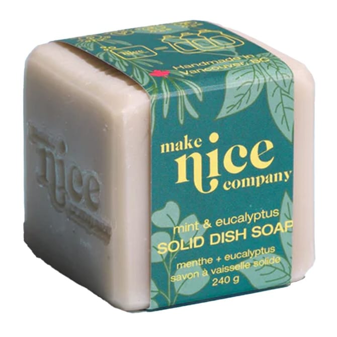 Mint and Eucalyptus Solid Dish Soap