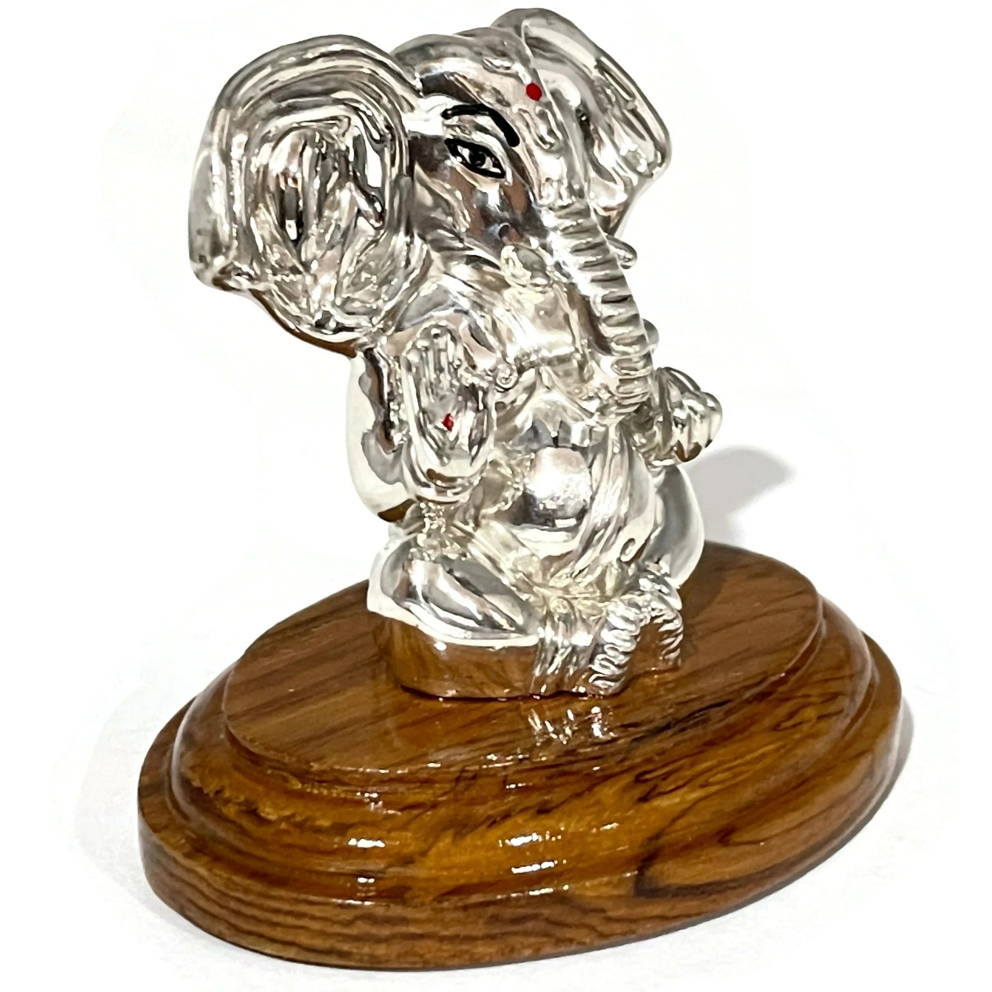 999 Pure Silver Ganesh / Ganpathi idol / Statue / Murti (Figurine #49)