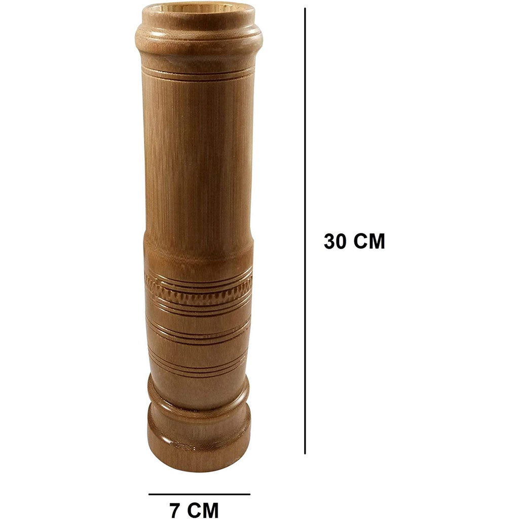 India Meets India Handicraft Bamboo Flower Vase Decorative Home, Offices, Best Gifting, Made by Awarded Indian Artisan