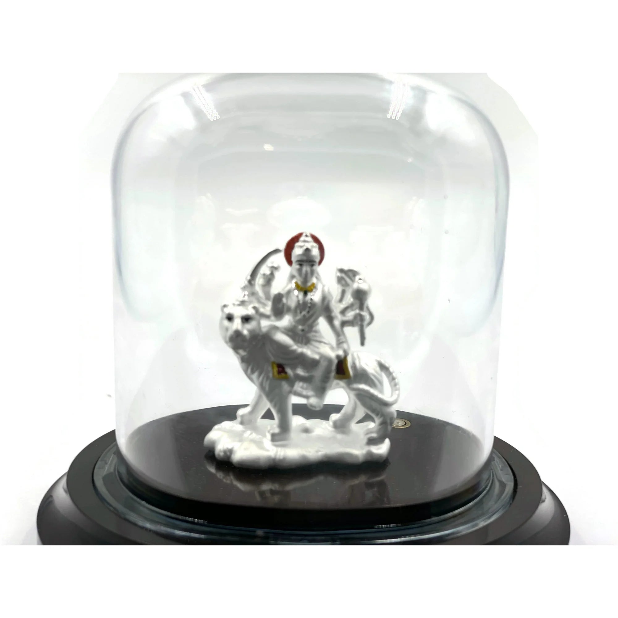 999 Pure Silver Ambe / Durga Mata Idol / Statue / Murti (Figurine #04)