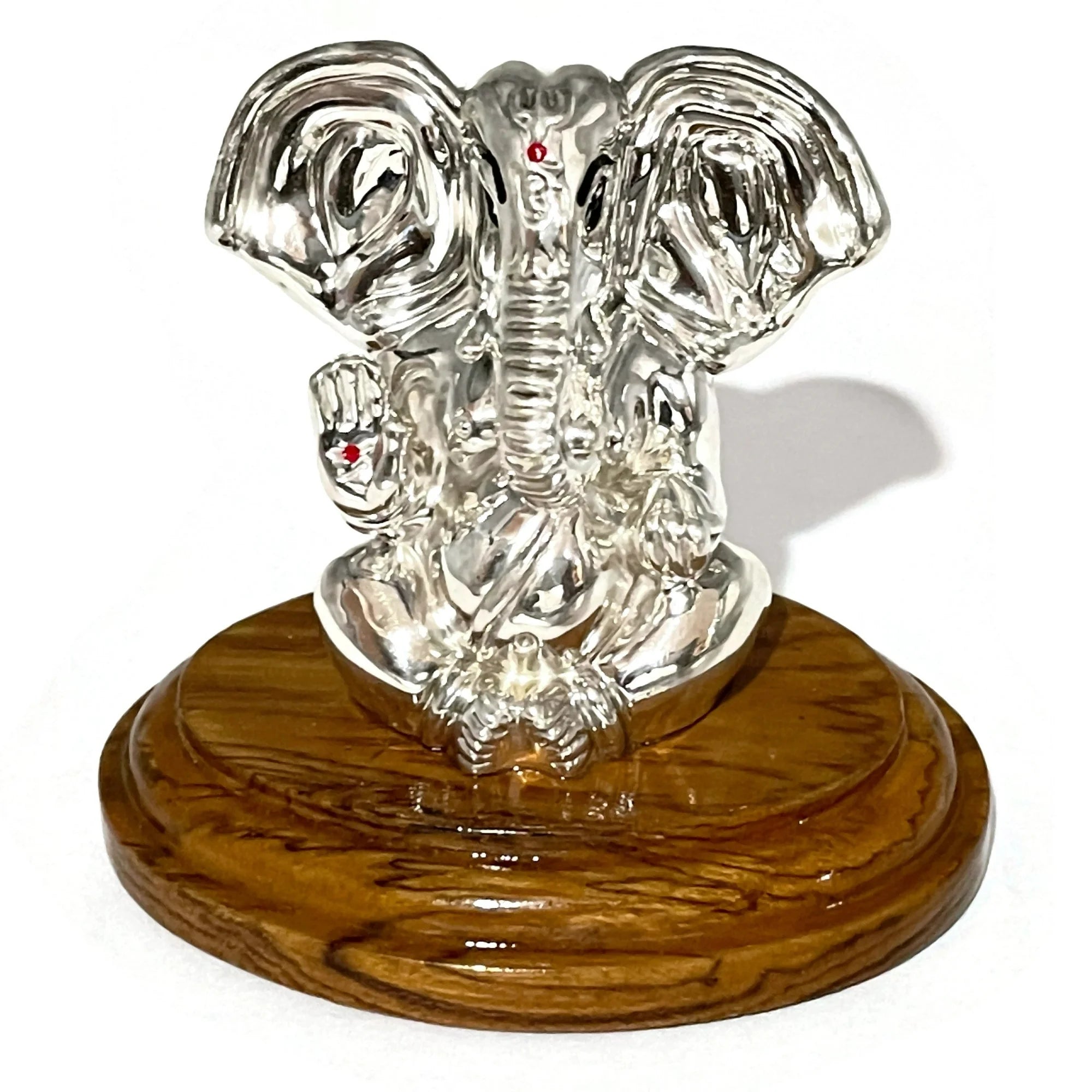 999 Pure Silver Ganesh / Ganpathi idol / Statue / Murti (Figurine #49)