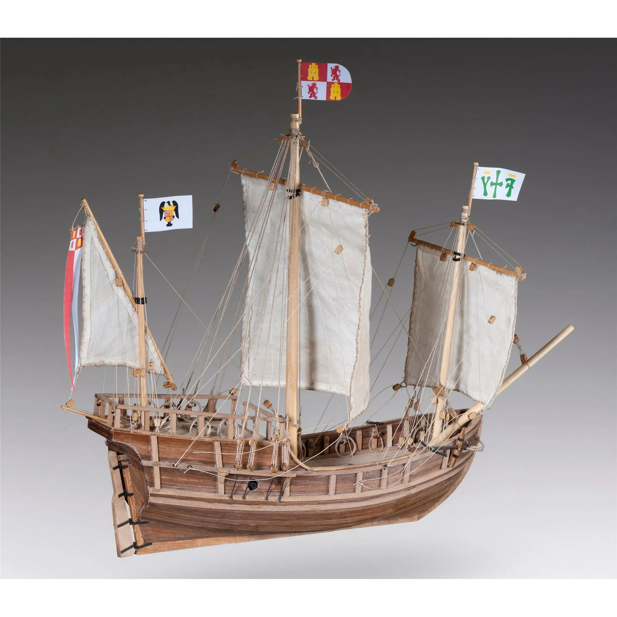 Dusek Pinta Wood Model Ship Kit D011 Scale 1:72
